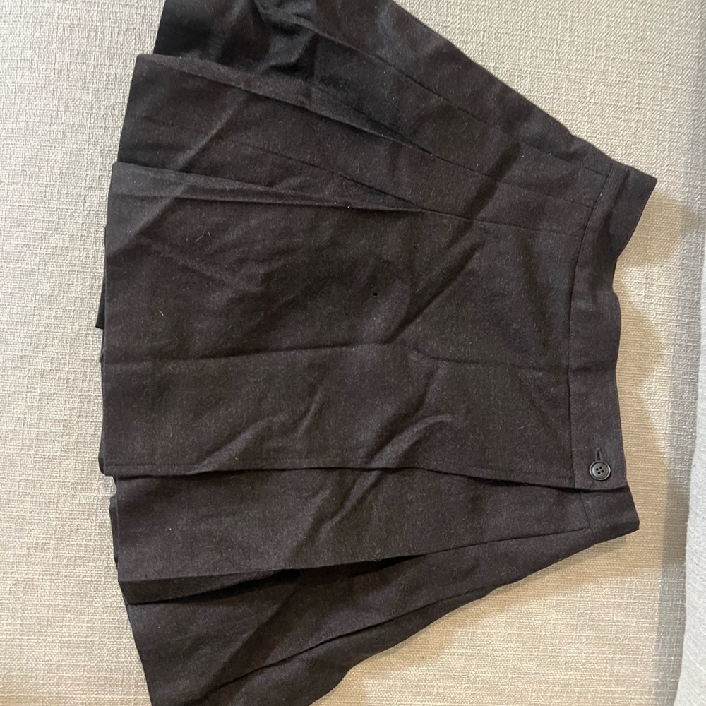 Vintage Brown Sisley Pleated Skirt (wool)